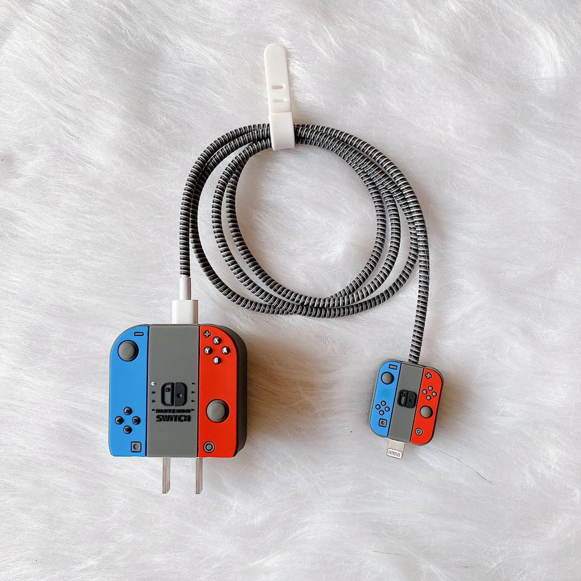 4pcs 아이폰 18/20w 충전기에 대 한 새로운 꽃 충전 데이터 케이블 수호자 아이폰 14 15에 대 한 보호 커버 와인 더 액세서리