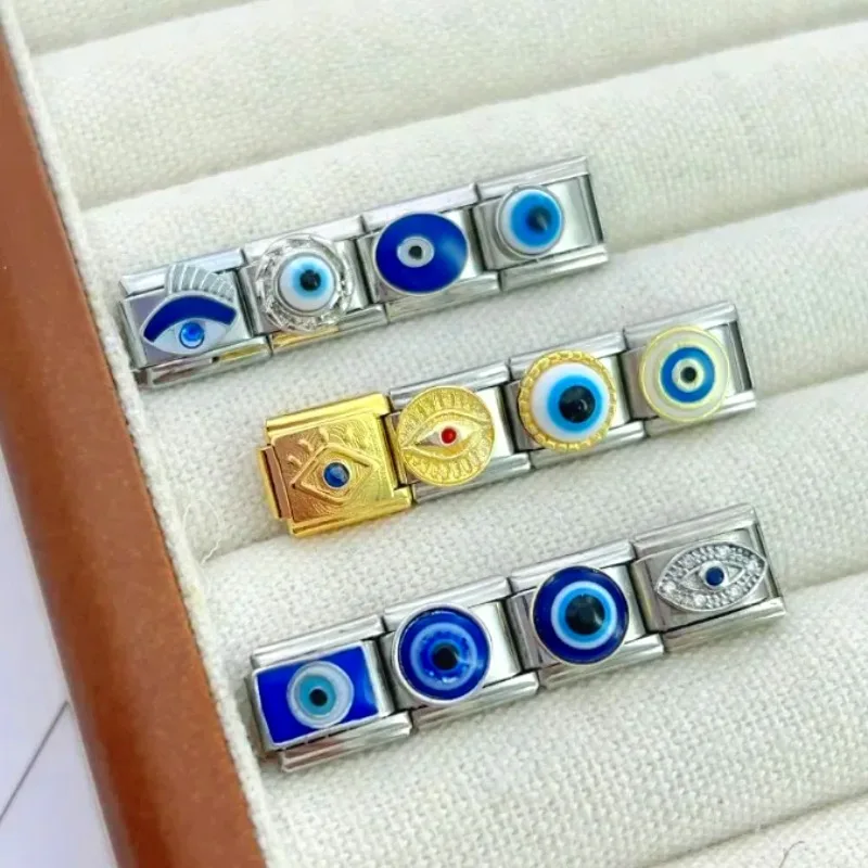 새로운 패션 오리지널 만화 동물 DIY 링크 핏 9mm 이탈리아 매력 탄성 모듈식 팔찌, 스테인레스 스틸 쥬얼리 선물