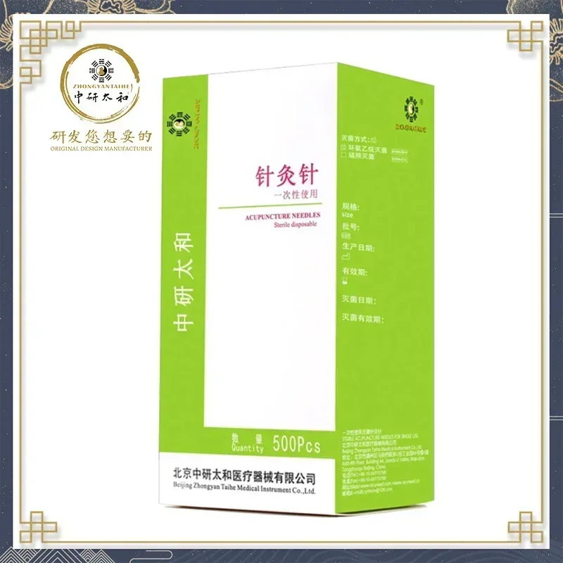 ZHONGYAN TAIHE 500/BOX 침술 바늘 날카로운 일회용 멸균 미용 마사지 바늘 튜브가있는 침술 5 년 유효성 title=ZHONGYAN TAIHE 500/BOX 침술 바늘 날카로운 일회용 멸균 미용 마사지 바늘 튜브가있는 침술 5 년 유효성 