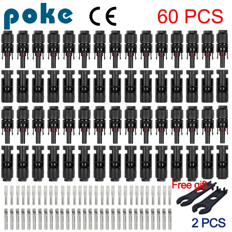 10/20/100pcs 태양 광 커넥터 1000V 30ASolar 패널 분기 PV 커넥터 광전지 연결 태양 MC4 title=10/20/100pcs 태양 광 커넥터 1000V 30ASolar 패널 분기 PV 커넥터 광전지 연결 태양 MC4 