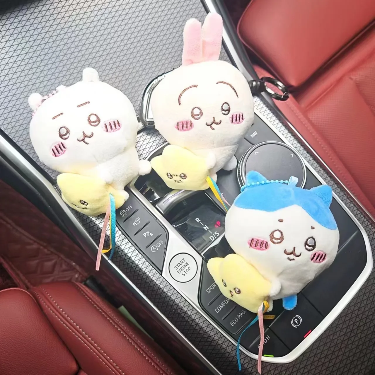 치이카와 봉제 인형 펜던트 스타 포옹 시리즈 Hachiware USAGI 귀여운 만화 키 체인 교수형 키 체인 봉제 인형 액세서리