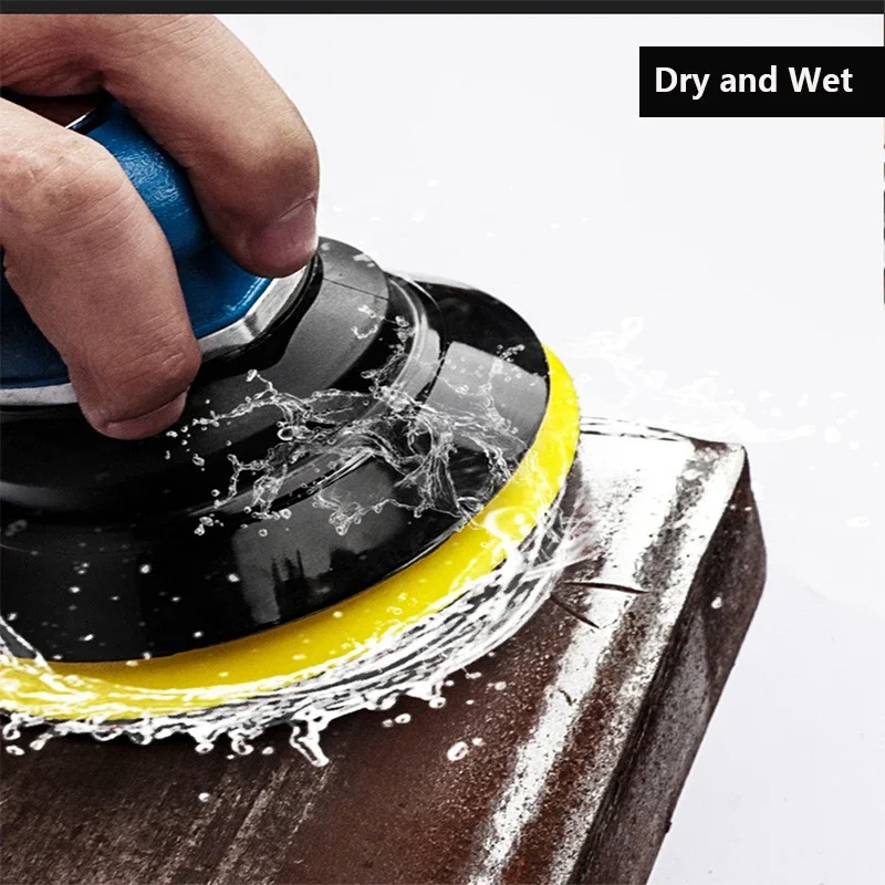 라운드 습식 샌딩 시트 샌딩 디스크 패드 자동차 용 건식 연마 사포 헤드 라이트 복원 그라인더 액세서리
