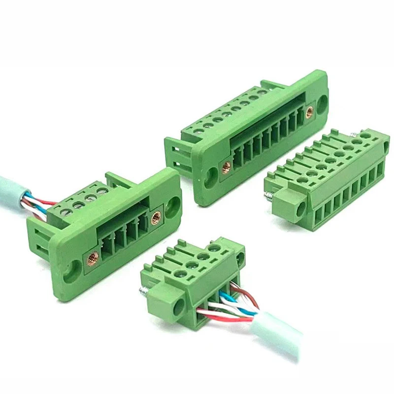 플러그형 터미널 블록 커넥터, JM15EDGKM 3.81mm 피치, 1 세트 피치, 3.81mm, 2P, 3P, 4P, 5P, 6P, 8P, 9P