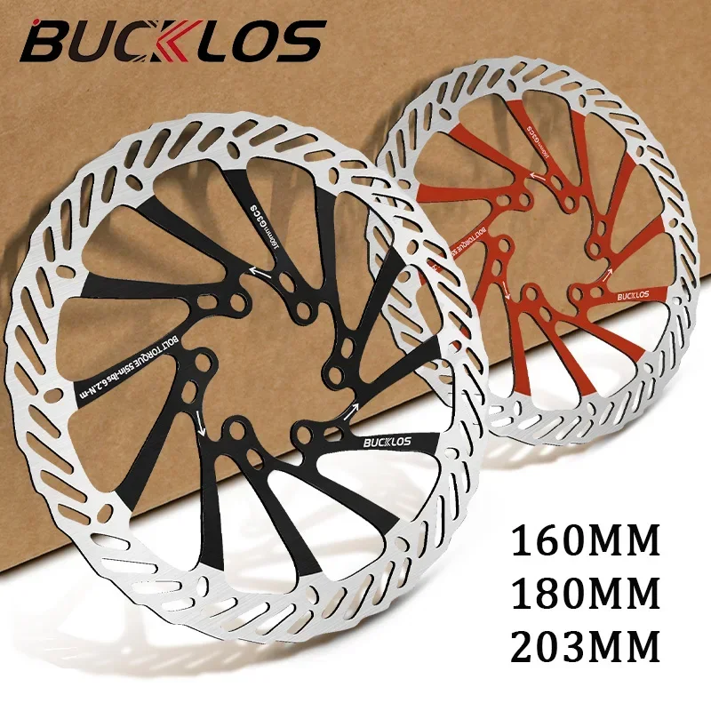 BUCKLOS 초경량 MTB 자전거 유압 디스크 브레이크 로터 160/180/203mm 산악 도로 경주 자전거 브레이크 디스크 (6 개의 무료 볼트 포함) title=BUCKLOS 초경량 MTB 자전거 유압 디스크 브레이크 로터 160/180/203mm 산악 도로 경주 자전거 브레이크 디스크 (6 개의 무료 볼트 포함) 