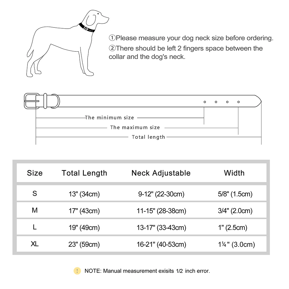 개인화 된 개 목걸이 맞춤형 PU 가죽 개 목걸이 작은 중형 대형 개를위한 무료 새겨진 명찰 태그 Pitbull Labrador
