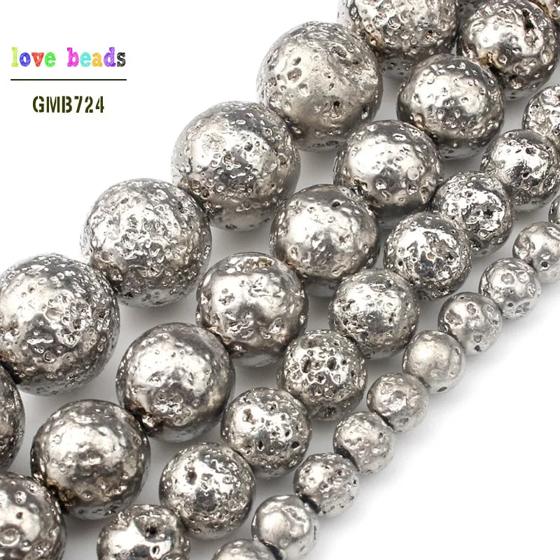 천연석 화이트 라바 라운드 루즈 비즈 4mm 6mm 8mm 10mm, DIY 목걸이 팔찌 쥬얼리 액세서리 만들기 title=천연석 화이트 라바 라운드 루즈 비즈 4mm 6mm 8mm 10mm, DIY 목걸이 팔찌 쥬얼리 액세서리 만들기