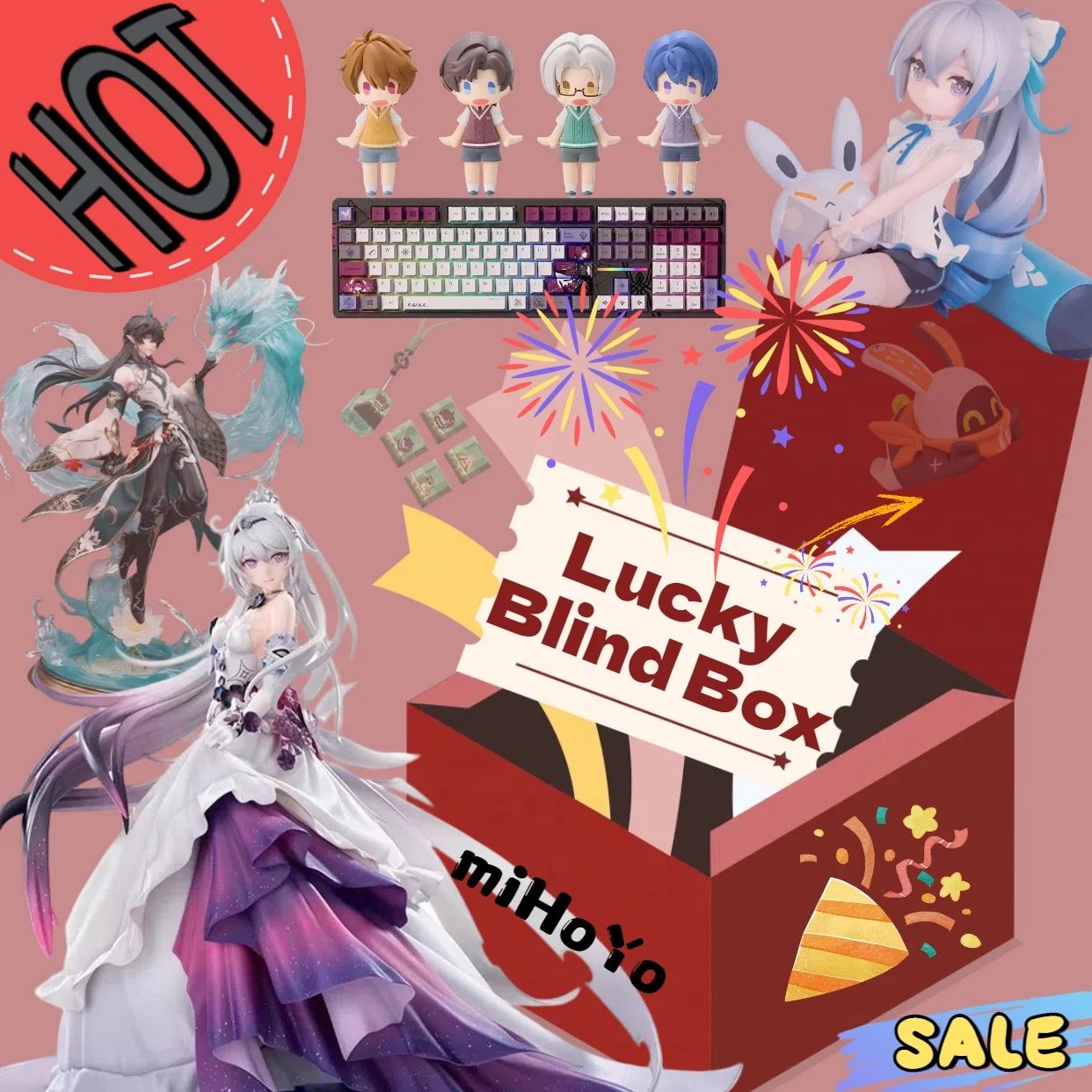 miHoYo 공식 Genshin Impact&HonkaiImpact3&Honkai: StarRail&Zenless Zone Zero&Tears of Themis 애니메이션 행운의 선물 상자 title=miHoYo 공식 Genshin Impact&HonkaiImpact3&Honkai: StarRail&Zenless Zone Zero&Tears of Themis 애니메이션 행운의 선물 상자