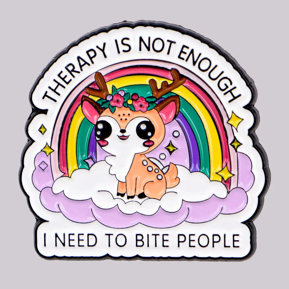 재미 있은 따옴표 에나멜 핀 귀여운 사슴 브로치 소나무 옷깃 핀 배낭에 무지개 배지 의류 액세서리 패션 쥬얼리 선물 title=재미 있은 따옴표 에나멜 핀 귀여운 사슴 브로치 소나무 옷깃 핀 배낭에 무지개 배지 의류 액세서리 패션 쥬얼리 선물