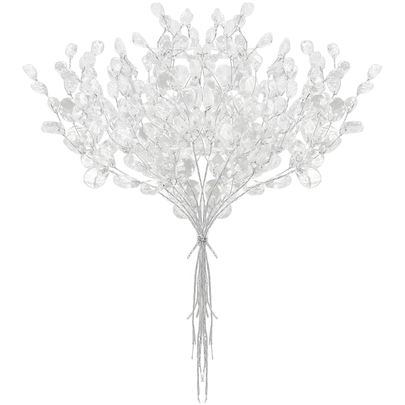 인공 화이트 크리스탈 아크릴 물방울 수제 크리스마스 웨딩 신부 부케 화환 머리핀 DIY 선물 장식 액세서리 title=인공 화이트 크리스탈 아크릴 물방울 수제 크리스마스 웨딩 신부 부케 화환 머리핀 DIY 선물 장식 액세서리 