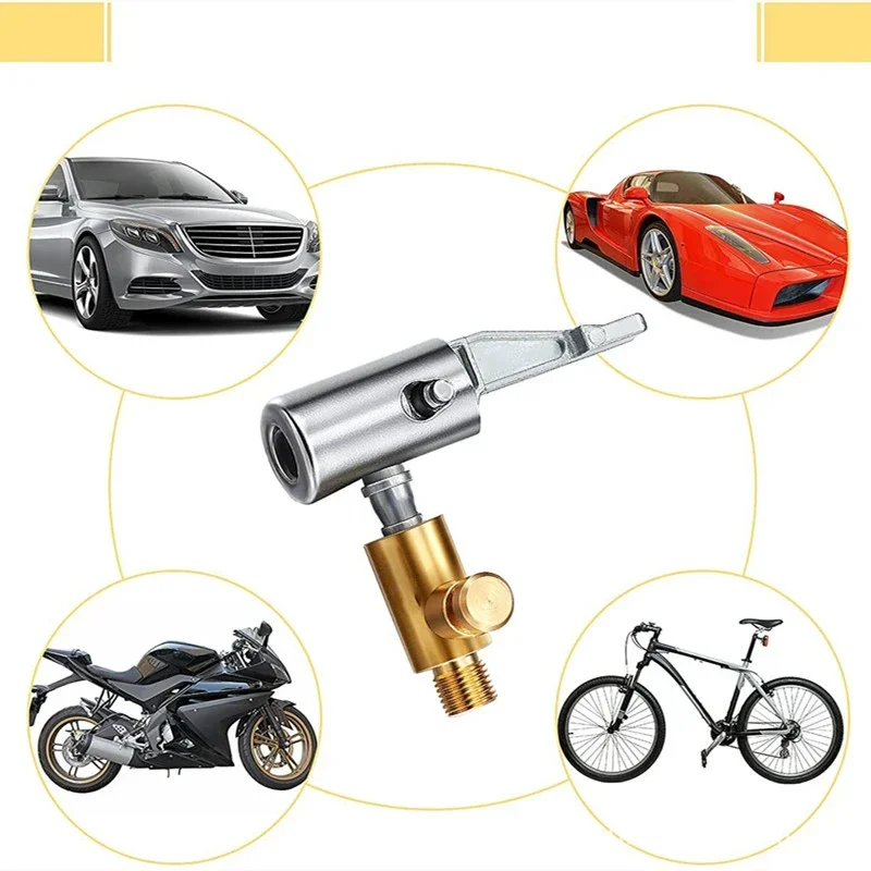 휴대용 자동차 타이어 펌프 커넥터, 빠른 팽창기 척, 미국 스레드 깍지 어댑터 펌프 액세서리, 자동차 수리 부품