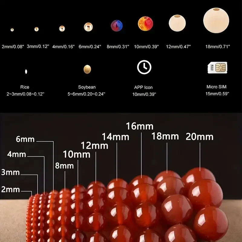 AAA 자연 검은 적철광 스톤 비즈 보석에 대 한 라운드 루즈 비즈 Diy 팔찌 액세서리 만들기 2/3/4/6/8/10/12MM 15 