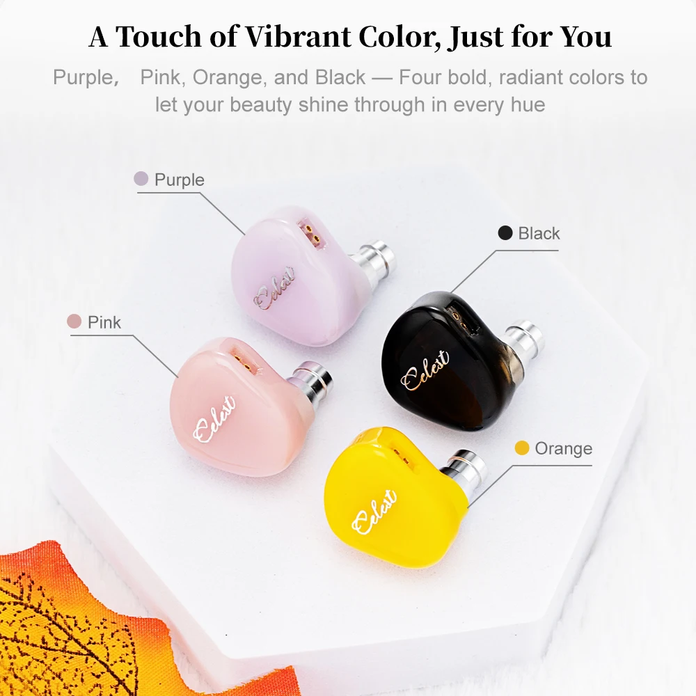 Kinera Celest Rue 이어폰 이어폰 복합 티타늄 다이어프램 6mm 마이크로 다이나믹 드라이버 헤드셋 케이블 Hifi 음악 IEM 선물용