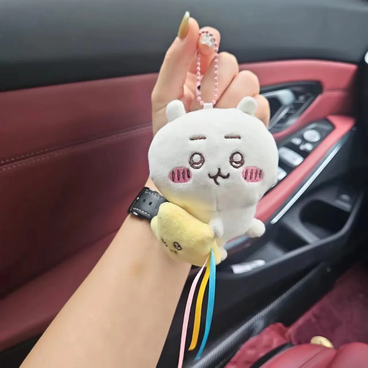 치이카와 봉제 인형 펜던트 스타 포옹 시리즈 Hachiware USAGI 귀여운 만화 키 체인 교수형 키 체인 봉제 인형 액세서리