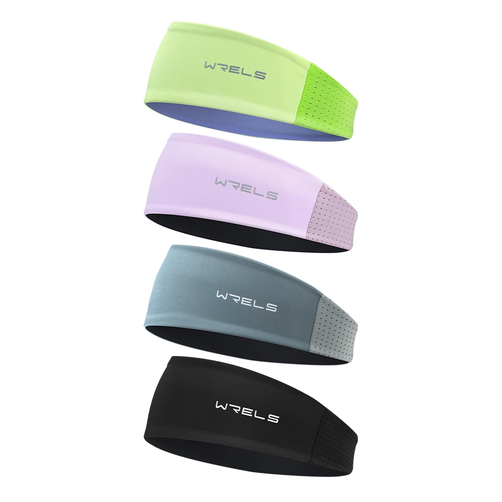 WRELS 머리띠 땀 붕대 스포츠 머리 헤어 밴드 운동 테니스 피트니스 조깅 농구 러닝 여성 남성 스웨트 밴드