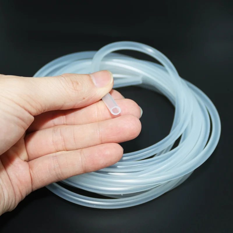 5/1M 투명 유연한 실리콘 호스 2 3 4 6 7 8 9 10 12 14 16mm 식품 등급 튜브 파이프 온도 저항 무독성 주방