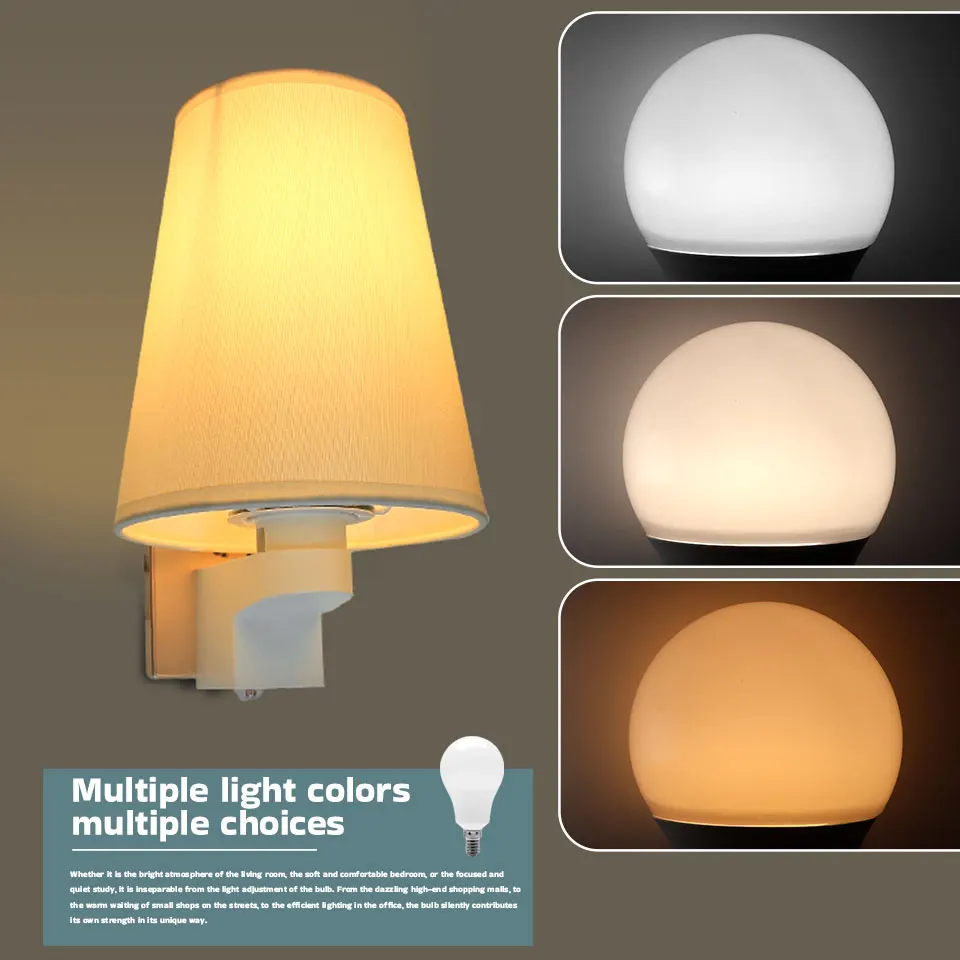 10pcs LED 전구 E27 E14 B22 Led 조명 20W 18W 15W 12W 9W 6W 3W Led 램프 220V110V Bombillas 룸 장식 홈 거실