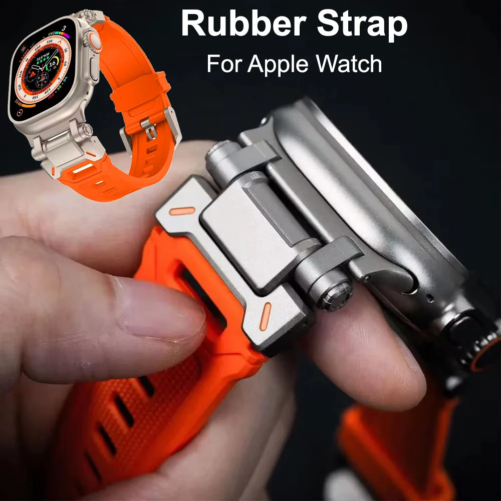 Apple Watch Ultra 49mm 스트랩 44mm 45mm 46mm 남성용 스포츠 스트랩 Iwatch 시리즈 10 9 8 7 6 5 Se 럭셔리 팔찌 용 싱글 투어 밴드 title=Apple Watch Ultra 49mm 스트랩 44mm 45mm 46mm 남성용 스포츠 스트랩 Iwatch 시리즈 10 9 8 7 6 5 Se 럭셔리 팔찌 용 싱글 투어 밴드 