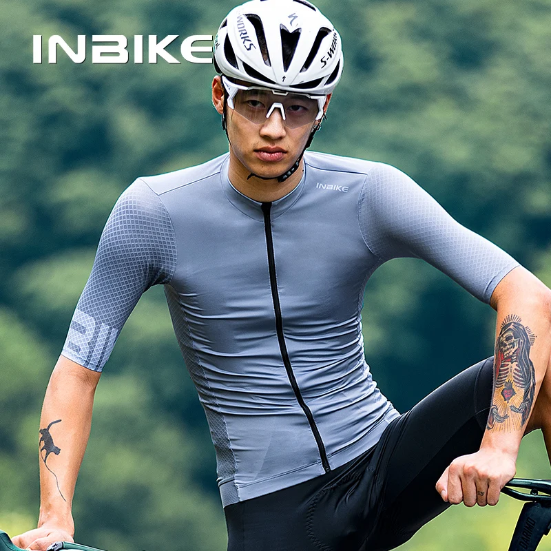 INBIKE 짧은 소매 자전거 저지 남자 여름 도로 사이클링 저지 의류 남성용 MTB 산악 자전거 운동복 남성 의류 title=INBIKE 짧은 소매 자전거 저지 남자 여름 도로 사이클링 저지 의류 남성용 MTB 산악 자전거 운동복 남성 의류 