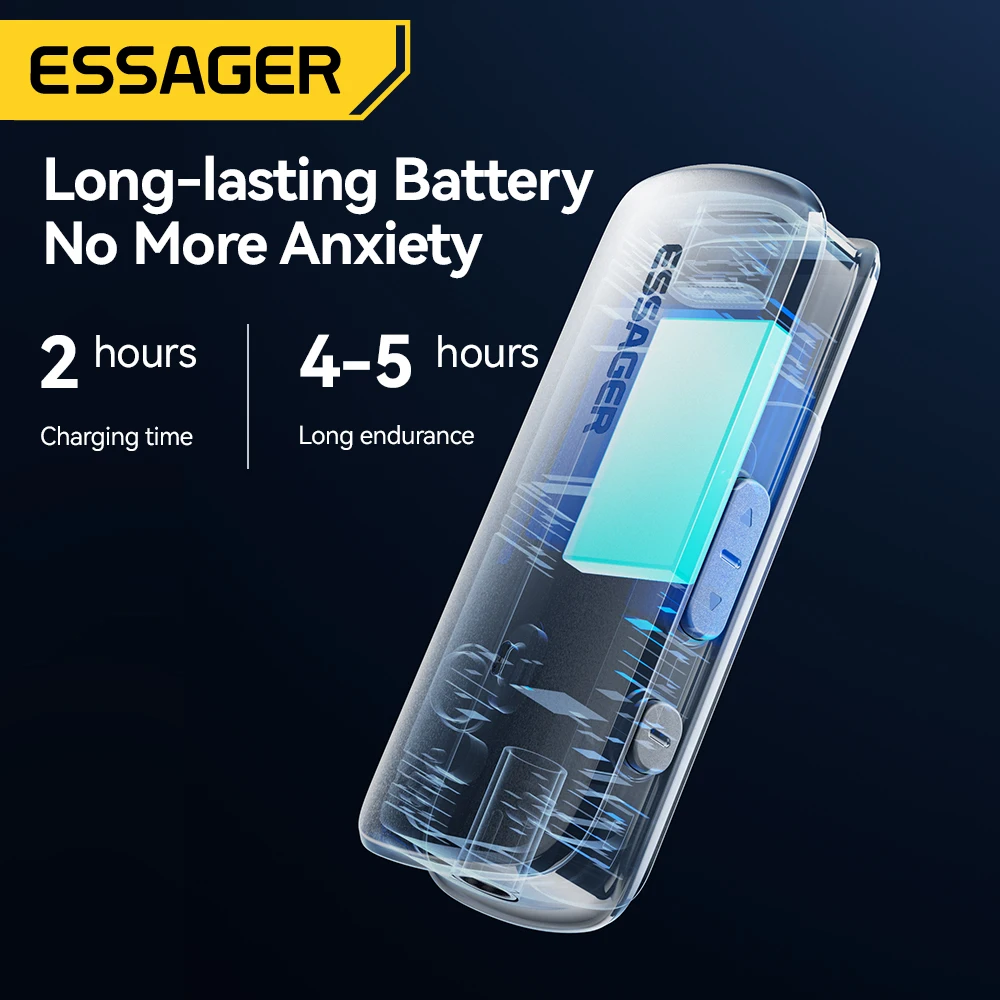 Essager 다기능 Bluetooth 5.3 어댑터 3.5mm 잭 Aux 무선 어댑터 스테레오 이어폰 전화 TV 차량용 오디오 수신기