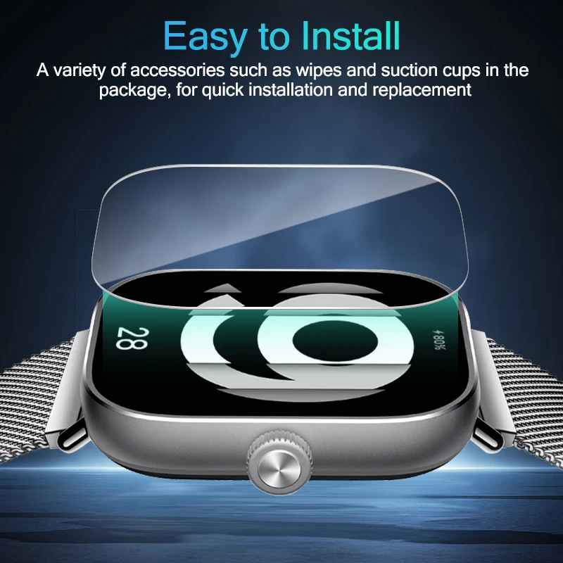 Xiaomi Redmi Watch 5 용 강화 유리 Mi Redmi Watch 5 4 Prottiecve Film 용 액티브 스마트 시계 화면 보호기 안티 스크래치