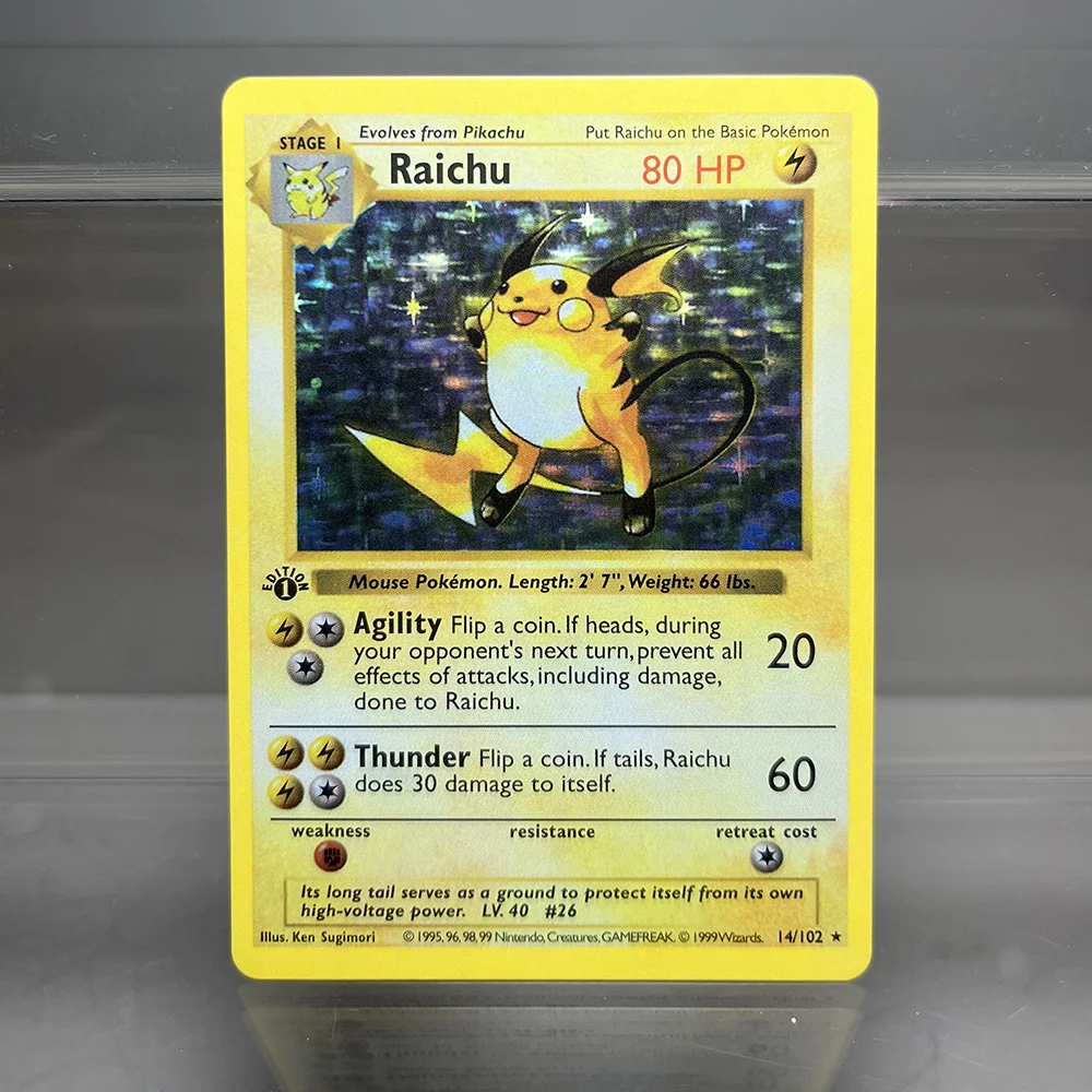 PKM 카드 1st Edition 리자몽 블라스토이즈 드래고나이트 1996 베이스 세트, 싱글 포일 카드 게임 컬렉션 카드, PTCG 프록시 카드