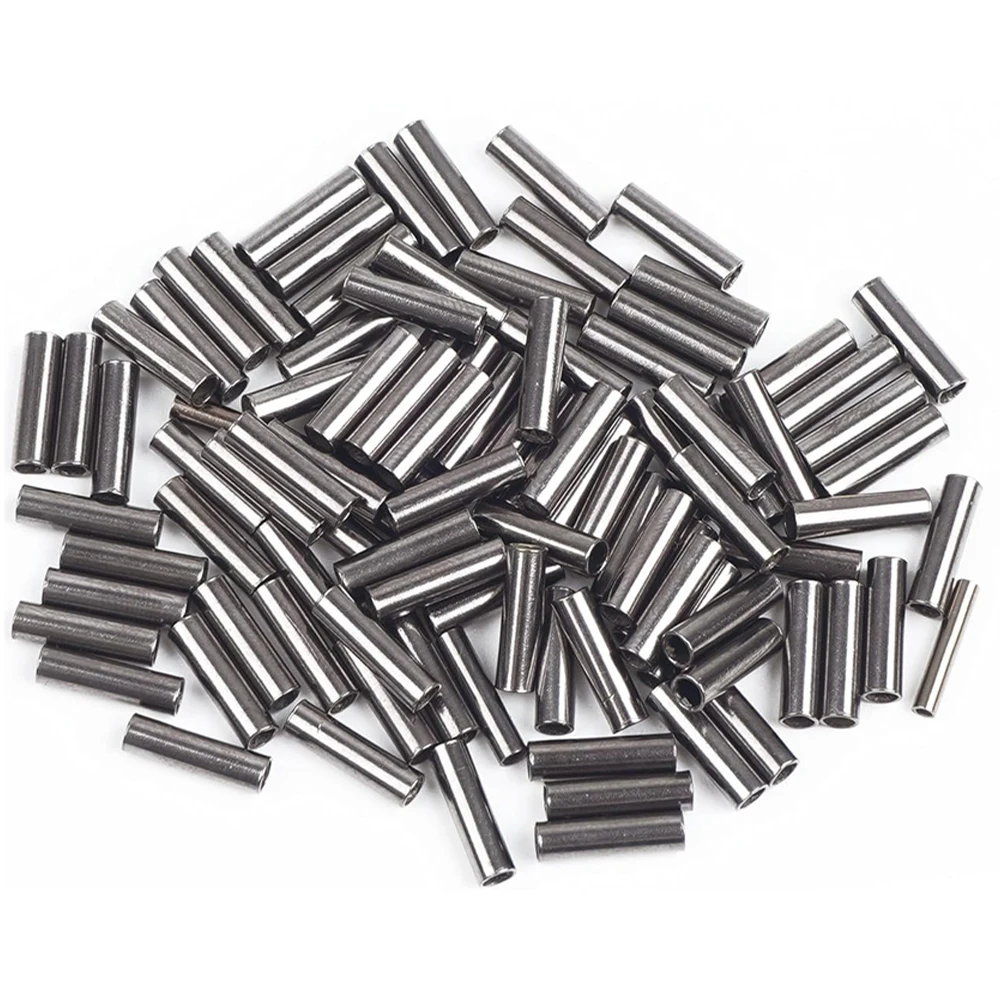 100Pcs 단일 배럴 압착 슬리브 구리 튜브 낚시 라인 슬리브 압착 슬리브 케이블 와이어 커넥터 낚시 태클 title=100Pcs 단일 배럴 압착 슬리브 구리 튜브 낚시 라인 슬리브 압착 슬리브 케이블 와이어 커넥터 낚시 태클