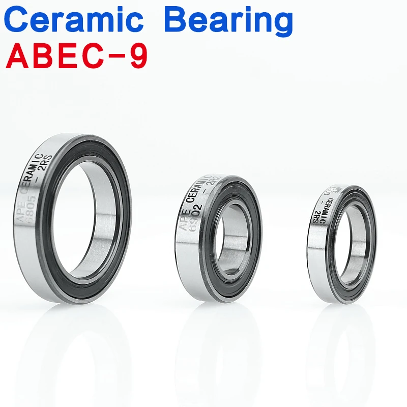 6902 자전거 하이브리드 세라믹 베어링 ABEC-9 6802 6803 6805 6000 6001 6903 15267 17287 18307 -2RS 산악 자전거 베어링 1 개