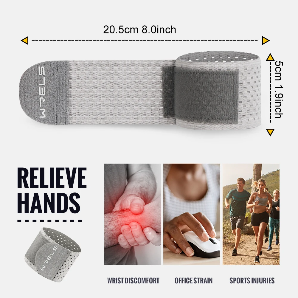 WRELS 손목 밴드 포장 압축 스포츠 탄성 조절 식 손목 보호대 지원 농구 웨이트 트레이닝 손목 랩