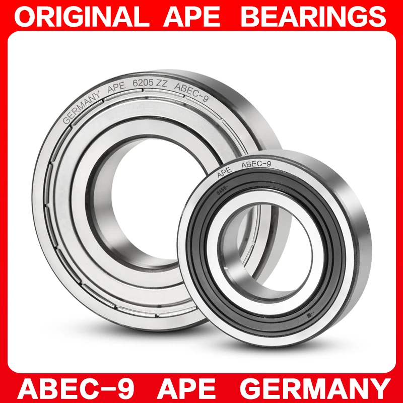 2pcs ABEC-9 베어링 6000 6200 6001 6201 6002 6202 6003 6203 6004 6204 6005 6205 6006 6206 6007 6207 6208 Z ZZ RS 2RS 베어링