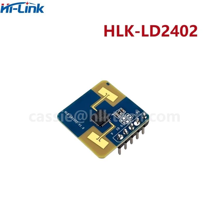 Hi-Link HLK-LD2402 24G 정적 인체 존재 감지, 7m AIoT 밀리미터파 센서 레이더 모듈, GPIO 및 UART 인터페이스