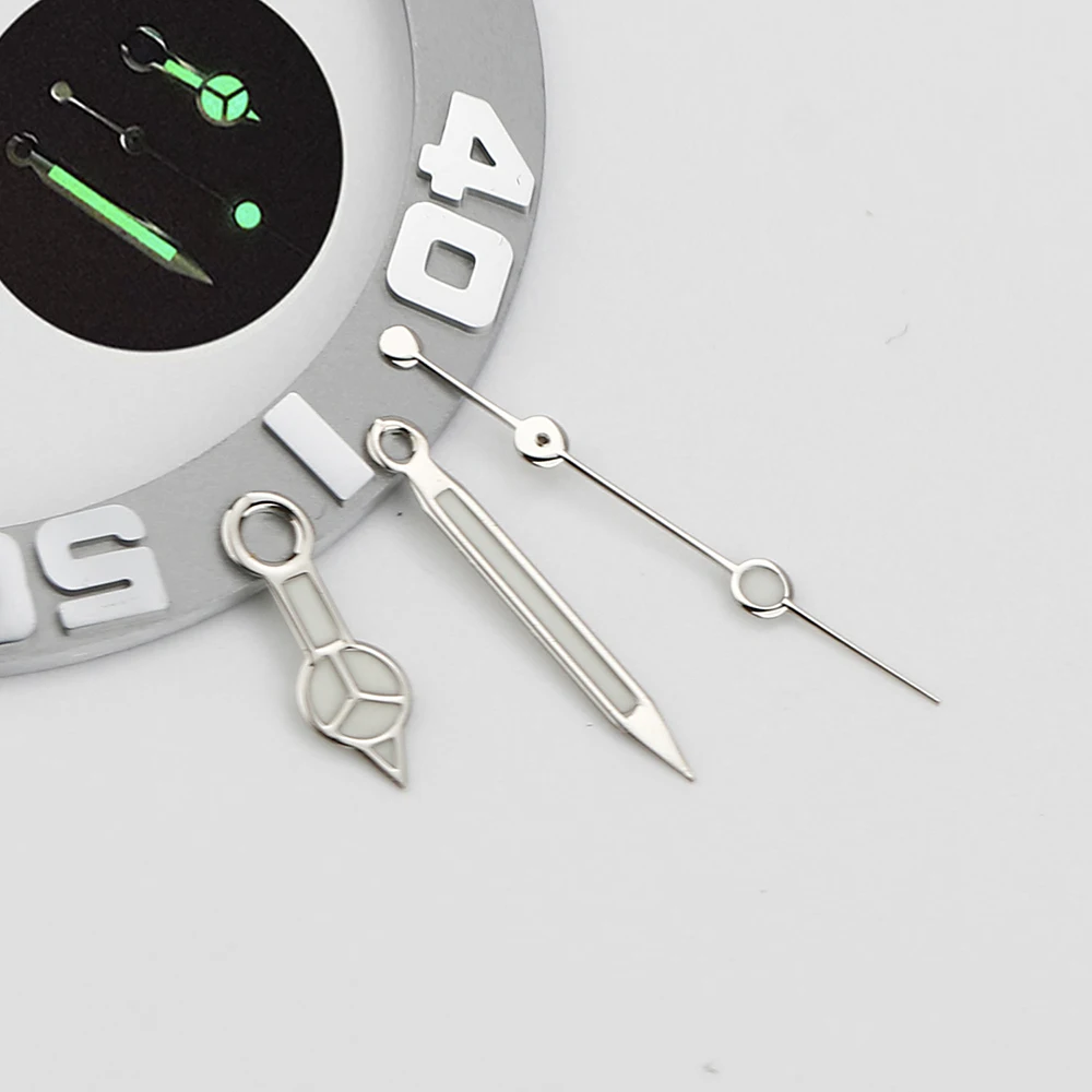 NH35 NH36 광택 핸즈 시계 포인터 8*12*13.5mm 로즈 골드 실버 핸즈 다이버 Aiguille Hands C3 블루 그린 루미너스 title=NH35 NH36 광택 핸즈 시계 포인터 8*12*13.5mm 로즈 골드 실버 핸즈 다이버 Aiguille Hands C3 블루 그린 루미너스