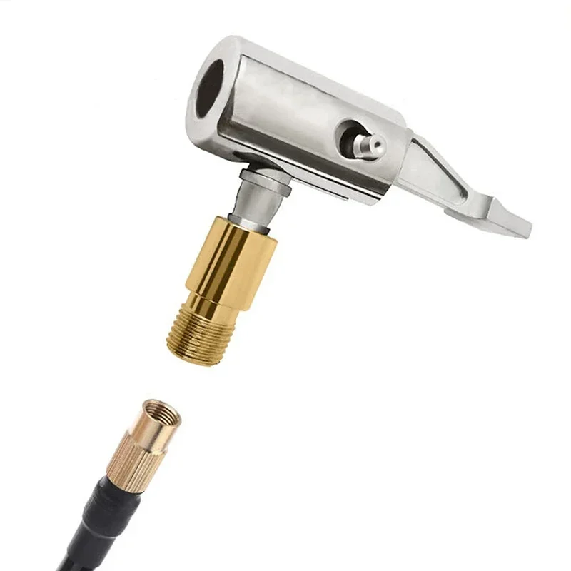 휴대용 자동차 타이어 펌프 커넥터, 빠른 팽창기 척, 미국 스레드 깍지 어댑터 펌프 액세서리, 자동차 수리 부품