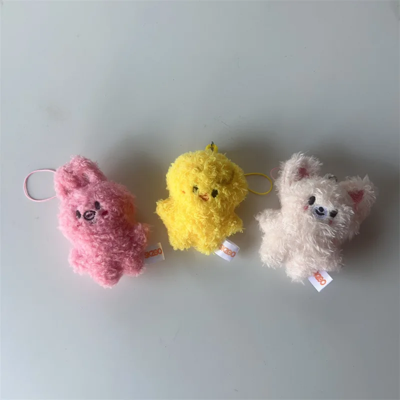 Staykids SKZ 미니 키 체인 펜던트 새로운 SKzoo FM 필드 주 5cm 플러시 만화 귀여운 펜던트 어린이 생일 장난감