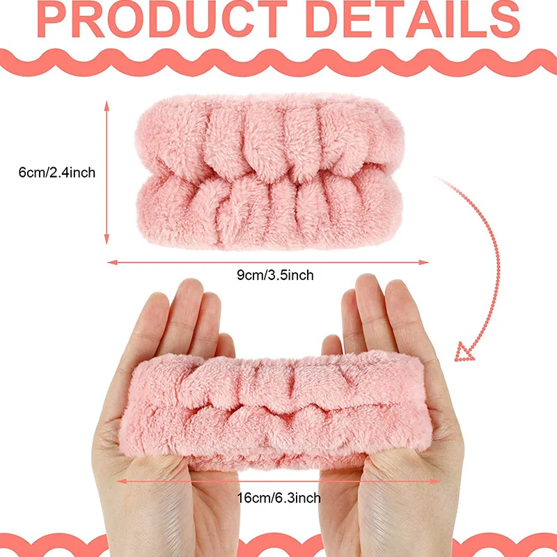 손목 워시 밴드 마이크로 화이버 손목 워시 타올 밴드 손목 밴드 워시 페이스 용 Scrunchies 여성용 머리띠 흡수성 손목 스웨트 밴드