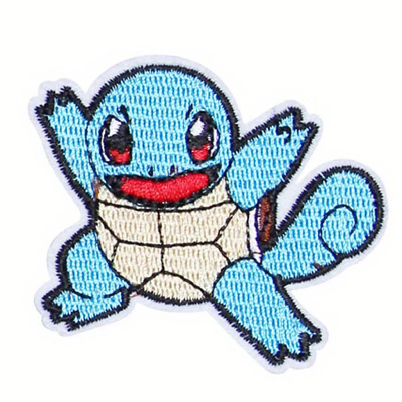 애니메이션 게임 의류에 대한 귀여운 오리 패치 만화 동물 배지 패치에 철 바느질 패브릭 패치 줄무늬 Diy 패치 스티커