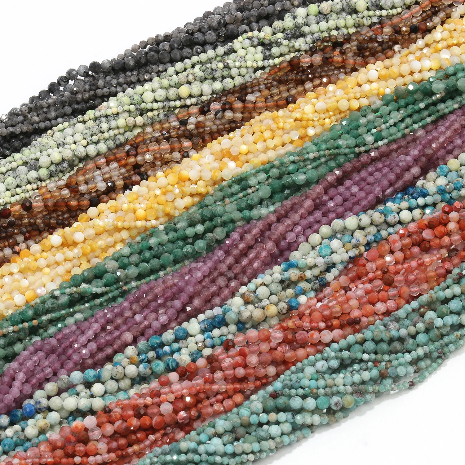 주얼리 제작용 천연 면체 황수정 오팔, 옥 오닉스 보석 스톤 비즈, 라운드 미네랄 비즈, DIY 팔찌 액세서리, 2mm, 3mm, 4mm title=주얼리 제작용 천연 면체 황수정 오팔, 옥 오닉스 보석 스톤 비즈, 라운드 미네랄 비즈, DIY 팔찌 액세서리, 2mm, 3mm, 4mm 