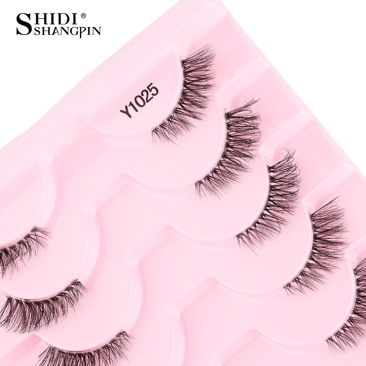 하프 속눈썹 가짜 속눈썹 10-5 쌍 고양이 눈 속눈썹 속눈썹 확장 3D 밍크 하프 래쉬 천연 메이크업 faux Cils maquiagem