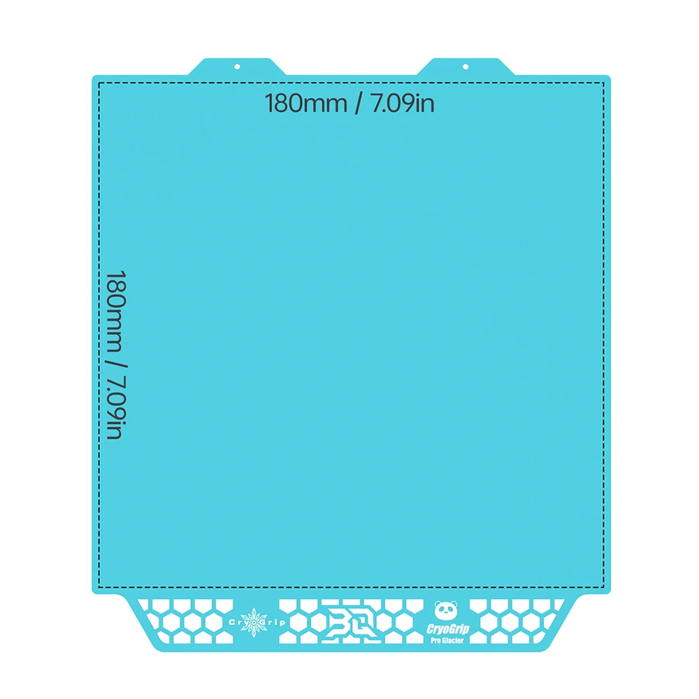 BIQU 팬더 빌드 플레이트 CryoGrip Pro 코팅 BambuLab Voron Kobra Adventurer 5M 3D 프린터 용 막힘 스프링 스틸 양면 없음