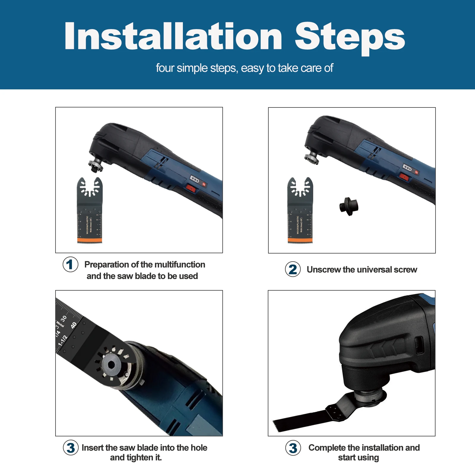 일본 치아 초경 진동 톱 블레이드 키트 10-39Pcs 아크 가장자리 진동 Multitool 블레이드 목재 PVC 철에 대한 정밀 컷