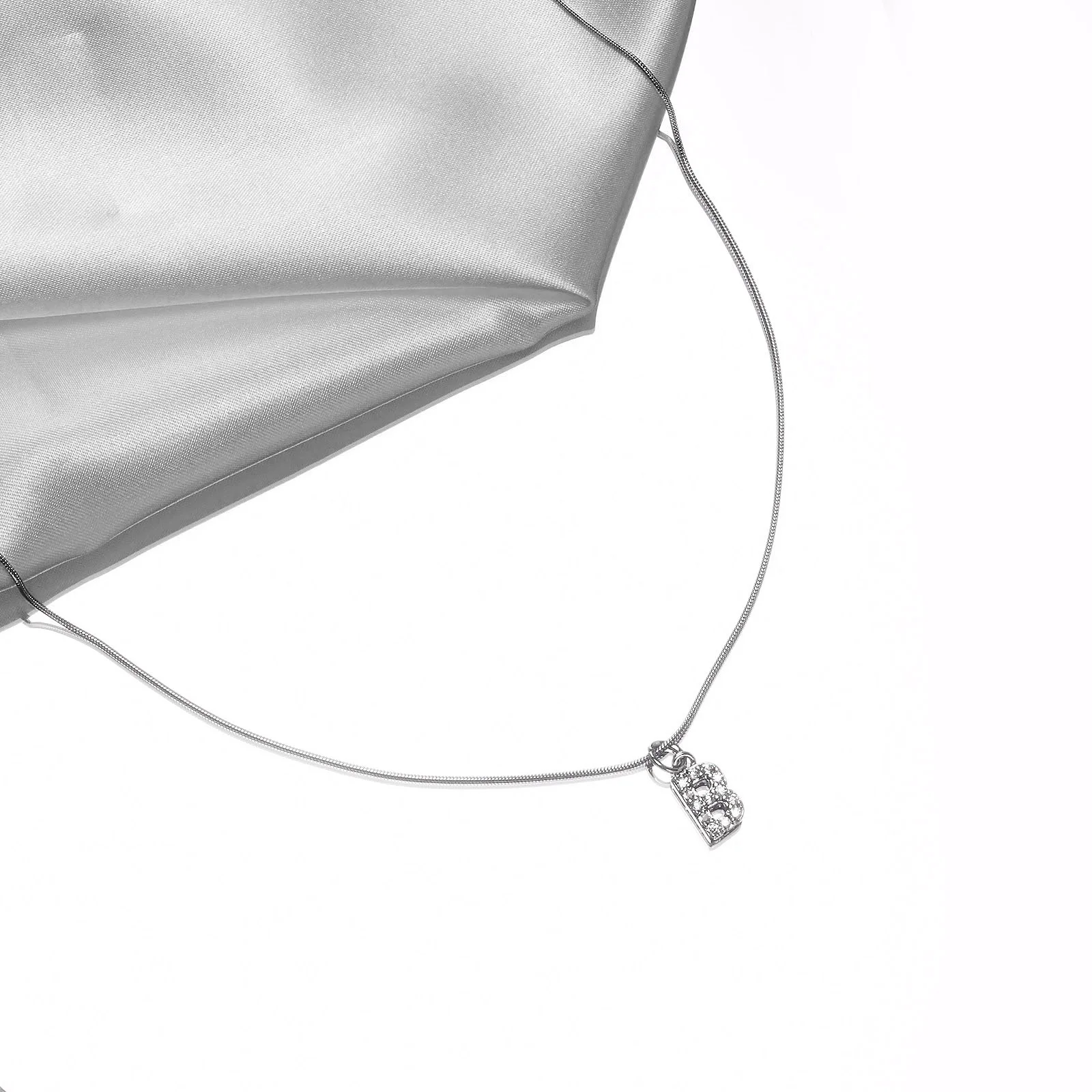 여성용 이니셜 펜던트 목걸이, 알파벳 펜던트, 뱀 체인 목걸이, 우아한 홀리데이 패션 주얼리 칼라, 26 글자 A-Z