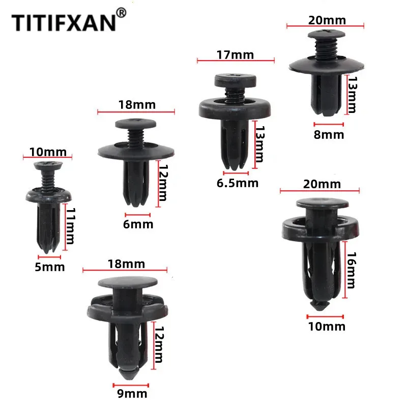 60Pcs 5mm 6mm 7mm 8mm 9mm 10mm 구멍 자동차 범퍼 리벳 패스너 혼다 닛산 도요타 현대에 대한 자동 펜더 트림 패널 나사 클립 title=60Pcs 5mm 6mm 7mm 8mm 9mm 10mm 구멍 자동차 범퍼 리벳 패스너 혼다 닛산 도요타 현대에 대한 자동 펜더 트림 패널 나사 클립