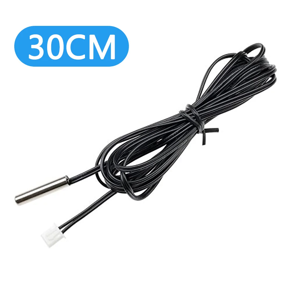 Ntc 10K 1% 3950 서미스터 온도 센서 Arduino W1209 W1401 용 방수 프로브 케이블 30Cm 50Cm 1M 2M 3M 5M