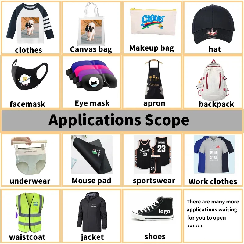 맞춤형 DTF 열전사 스티커, 로고, 텍스트 및 초상화 이미지 인쇄, DIY 의류 및 모자용 세탁 가능 패치