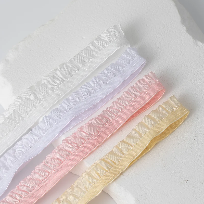 5 미터 파티 드레스 장식 의류에 대 한 탄성 레이스 트림 리본 DIY 공예 용품 바느질 고품질 봉 제 직물