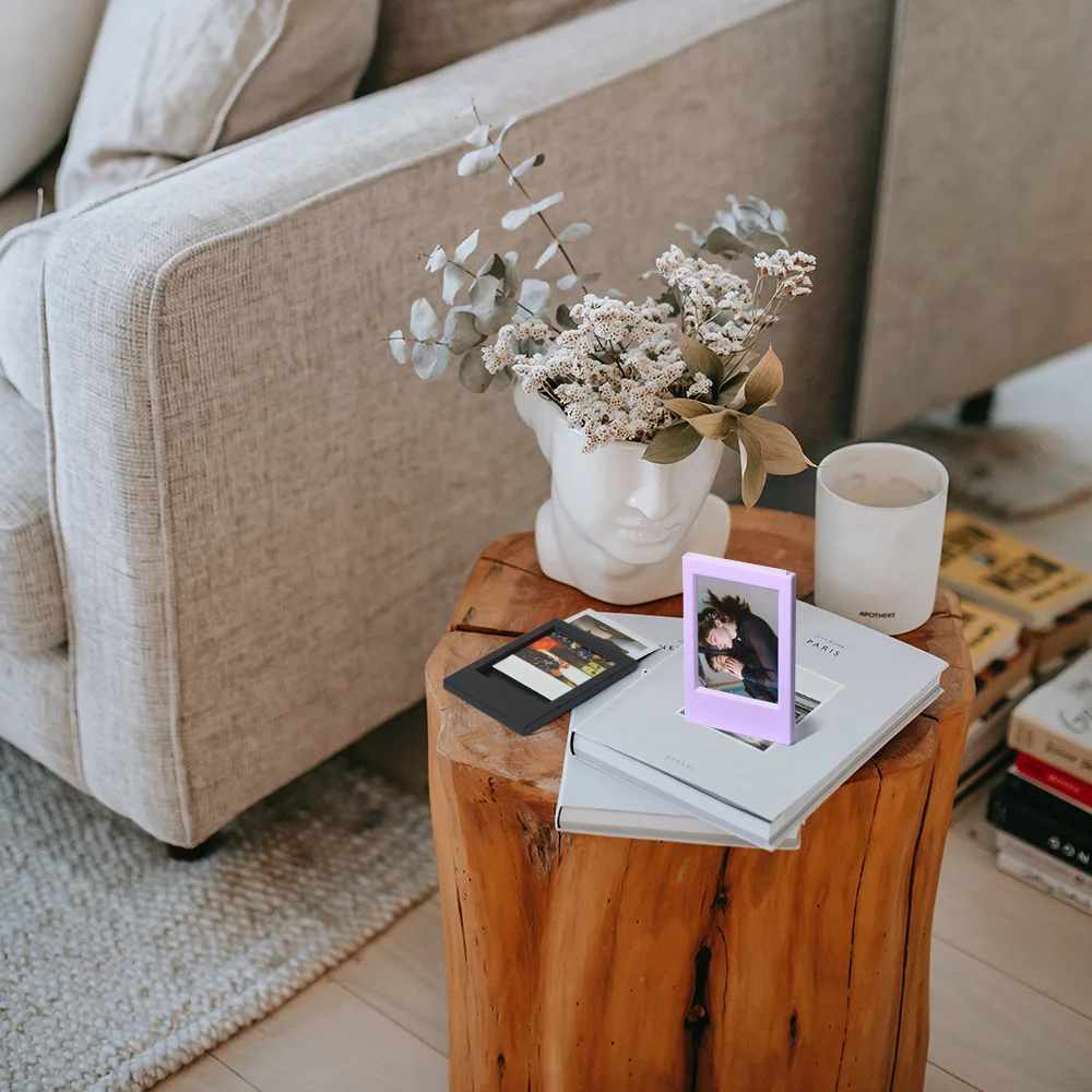 Fuji 인스턴트 필름 카메라 용 새 3 인치 미니 필름 프레임 컬러 프레임 Instax Mini 12 11 12 9 90 Link Play EVO 수직 프레임