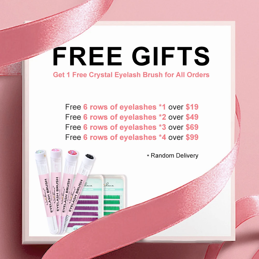 NATUHANA 3D-W 모양 속눈썹 연장 아이 메이크업 도구