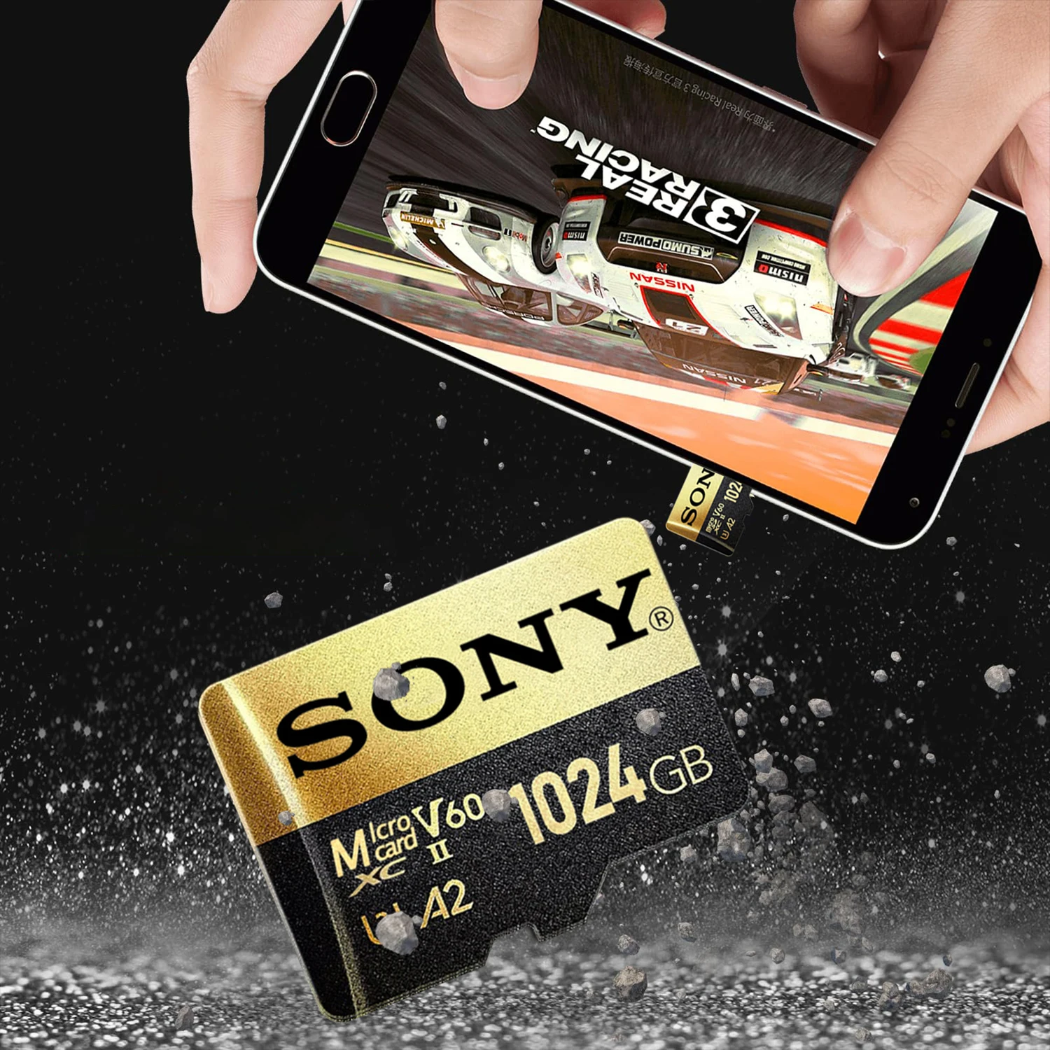 소니 마이크로 SD 카드 메모리 카드 고속 미니 MicroSD 카드 1 테라바이트 512GB 256GB 128GB SD TF 플래시 카드 XIaomi 카메라 PC 용