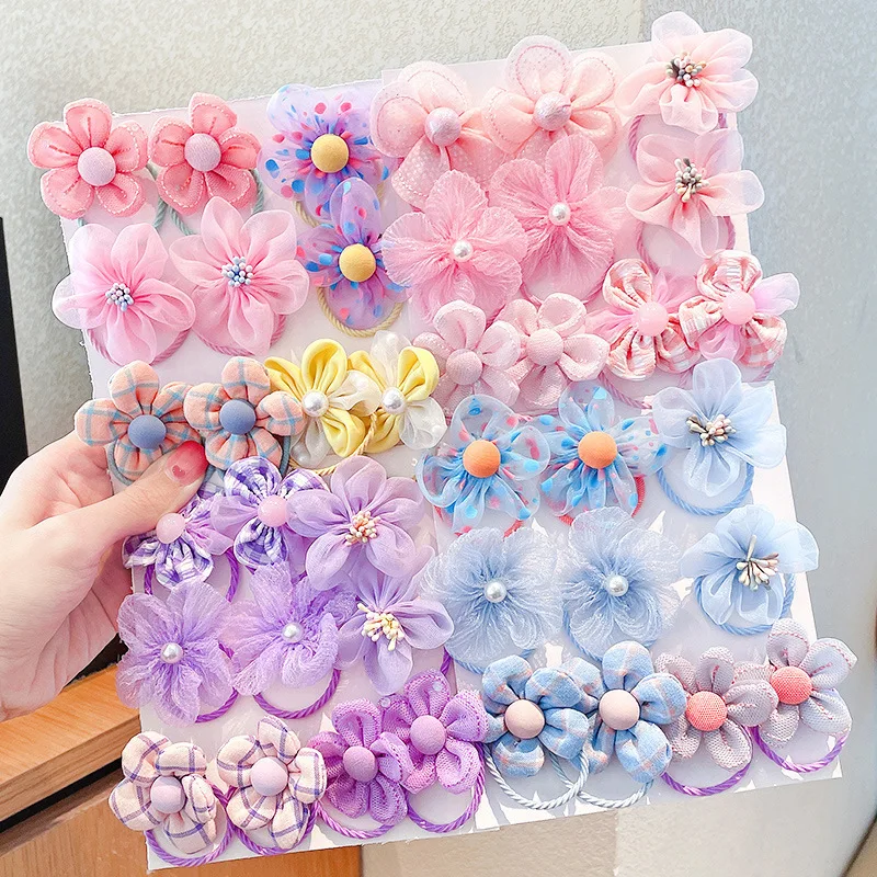 10Pcs 좋은 탄력, 아기 넥타이 머리띠, 공주 모자를 쓰고 있죠, 귀여운 소녀 탄성 밴드와 어린이 메쉬 꽃 머리 루프 title=10Pcs 좋은 탄력, 아기 넥타이 머리띠, 공주 모자를 쓰고 있죠, 귀여운 소녀 탄성 밴드와 어린이 메쉬 꽃 머리 루프