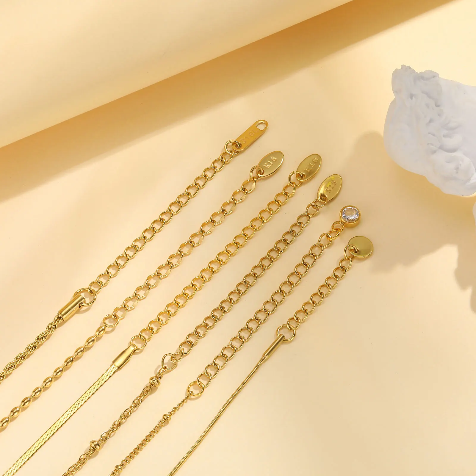 여성용 스트레치 비즈 진주 팔찌, 심플한 쌓을 수 있는 쥬얼리, 10mm