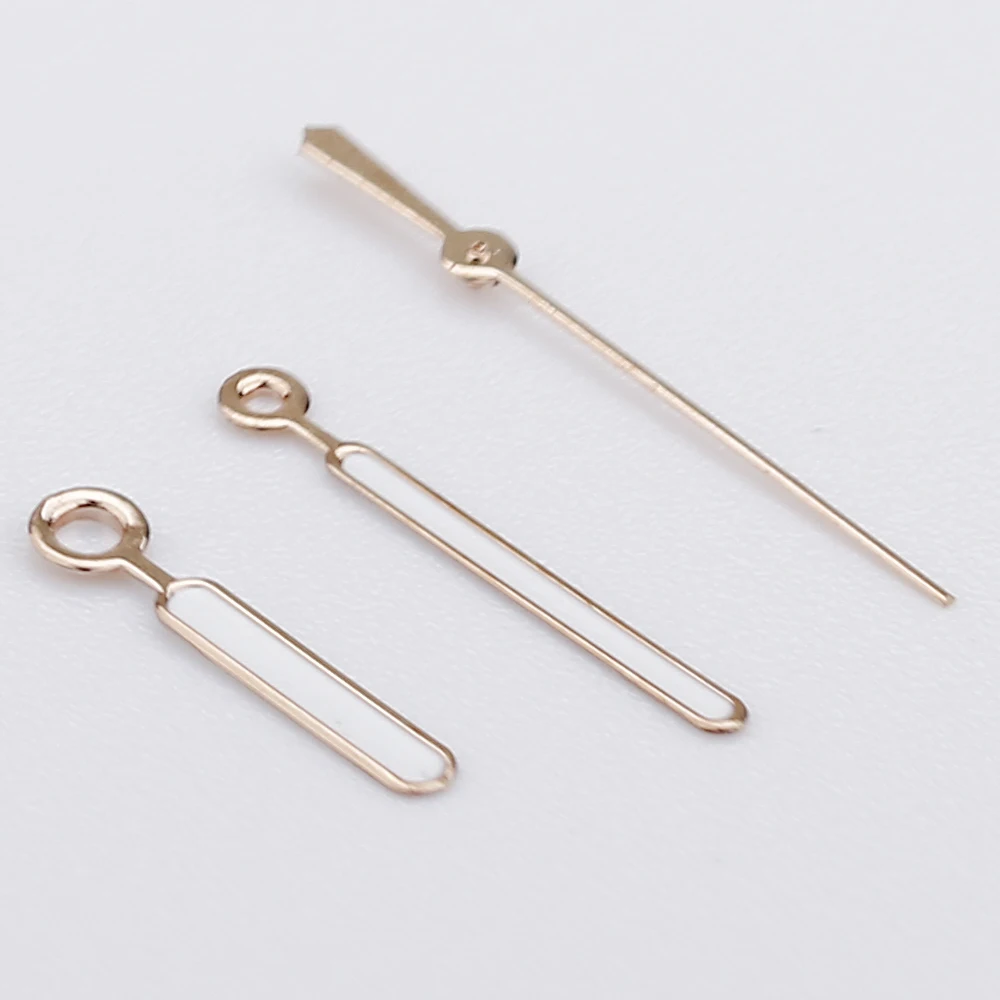 Aiguille NH35 손 세트 로즈 골드 실버 시계 손 NH34 NH35 NH36 Nh35 노틸러스 손 시계 포인터에 대한 녹색 빛나는